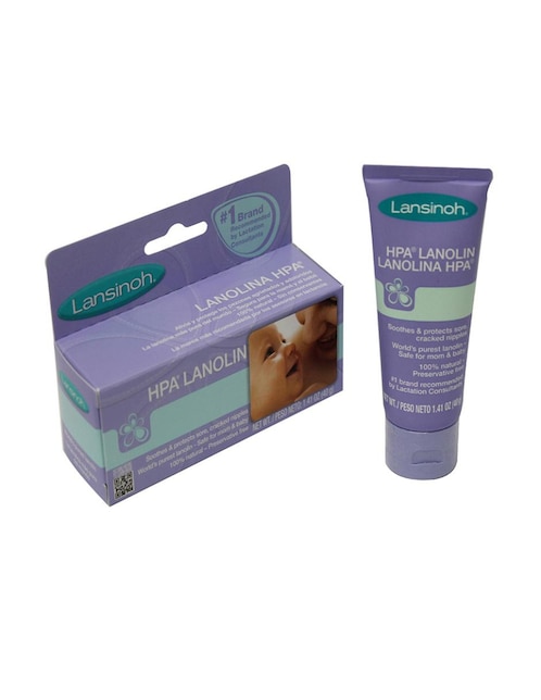  Lansinoh Lanolin - Crema para pezones, segura para el bebé y la  mamá, esenciales para la lactancia materna, 2.82 onzas : Bebés