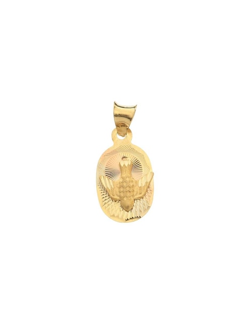 Medalla de paloma Mon Caramel 14 K