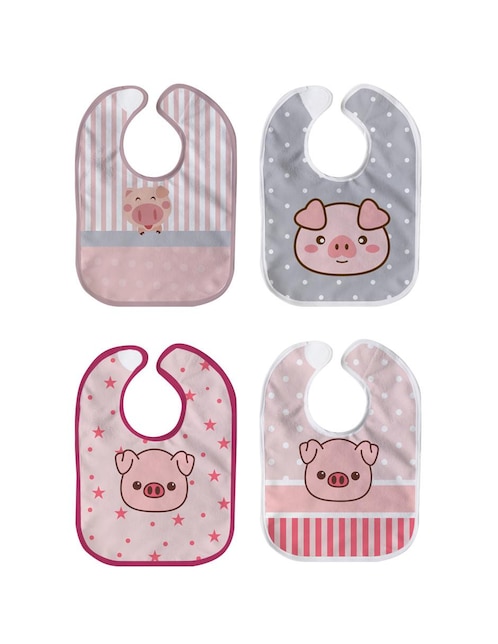 Babero Beikia estampado animal print