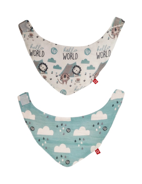 Set de baberos con diseño gráfico Fisher Price algodón para bebé