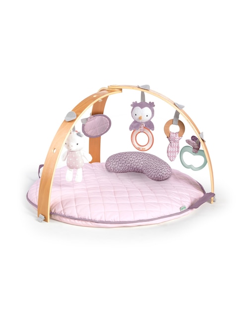 Gimnasio Cozy Spot de poliéster rosa 1