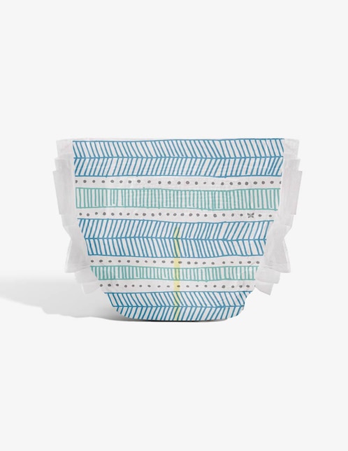 Pañales Honest Teal Tribal Etapa 1 unisex 35 piezas