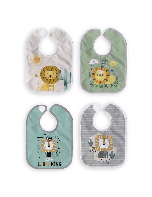 Babero Beikia estampado animal print