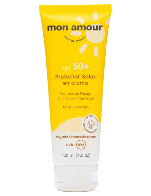 Protector solar FPS 50+ Mon Amour 120 ml