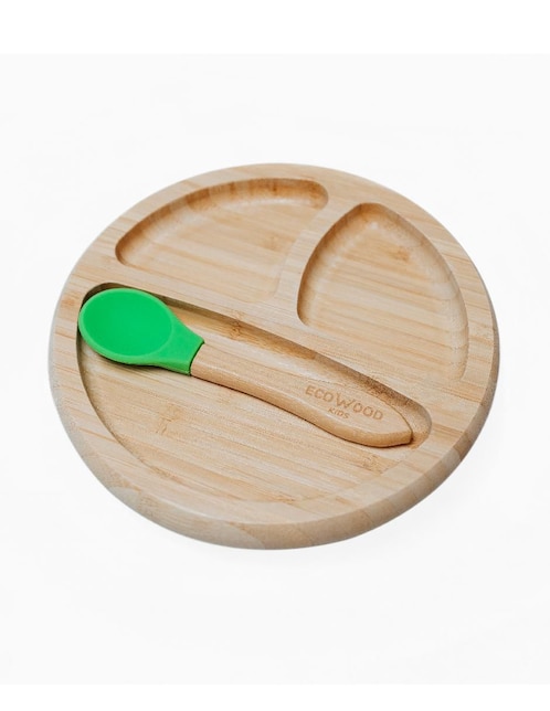 Plato de bambú 1
