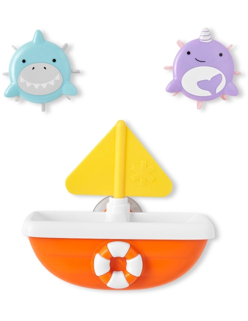 Juguete de baño tip & spin boat 1