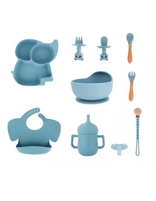Set alimentación frutivegie alimentación 11 pzs sin licencia silicón 11 "piezas"