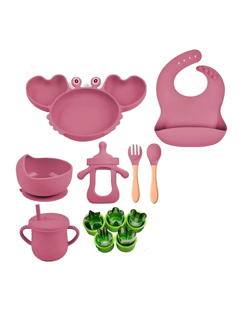 Set alimentación Genérica de silicona 12 piezas
