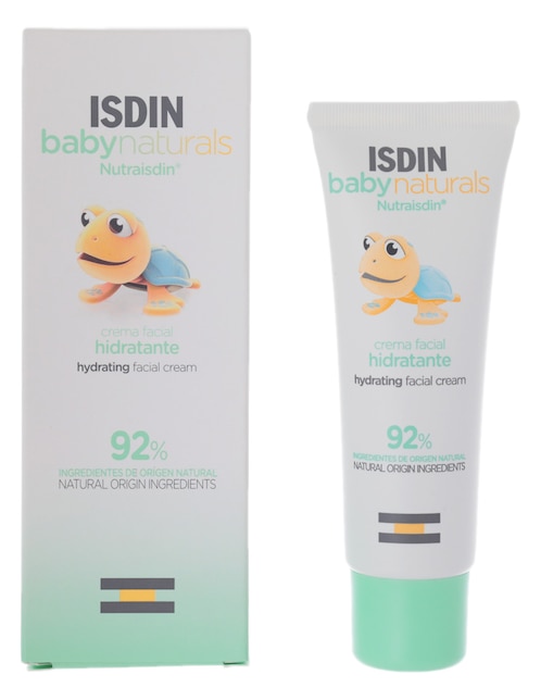 Crema para rostro recomendada para +0 meses día y noche Baby Naturals Isdin todo tipo de piel