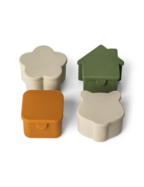 Set de Contenedores Citron de silicón 4 piezas