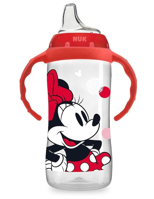 Vaso para jugo Nuk Minnie Mouse de plástico