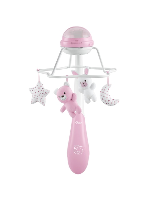 Móvil Chicco first dreams rainbow cot mobile pink