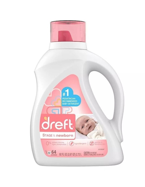 Detergente líquido Dreft 2.72 L