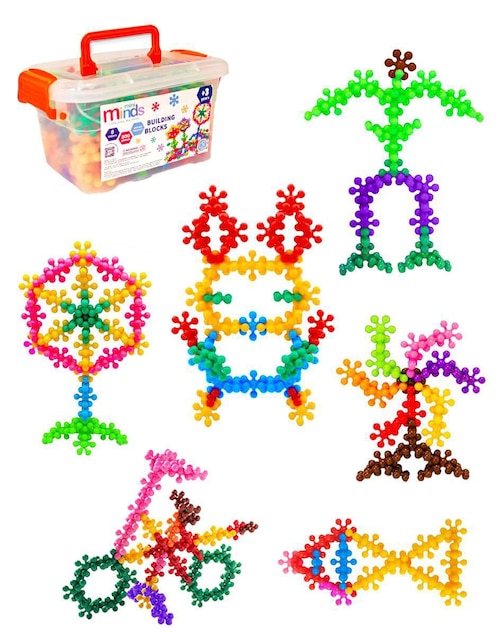 Juguete 200 pcs Bloques Mini Minds