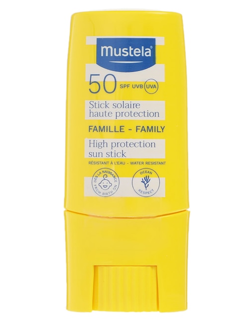 Protector solar FPS 50 Stick Solaire Mustela 9 ml