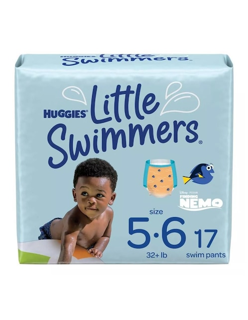 Pañal para natación Huggies Little Swimmers etapa 5 bebé unisex con 17 piezas