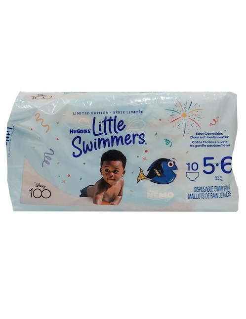 Pañal para natación Huggies etapa 5 bebé unisex con 10 piezas