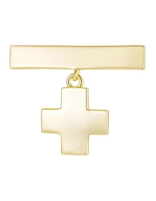 Medalla de cruz Carmela Mía de plata P 925