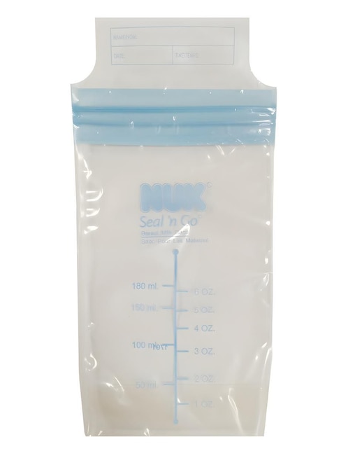 Bolsa almacenadora Nuk de plástico 50 piezas