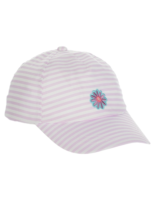 Gorra visera semicurva elástico Mon Caramel para bebé niña