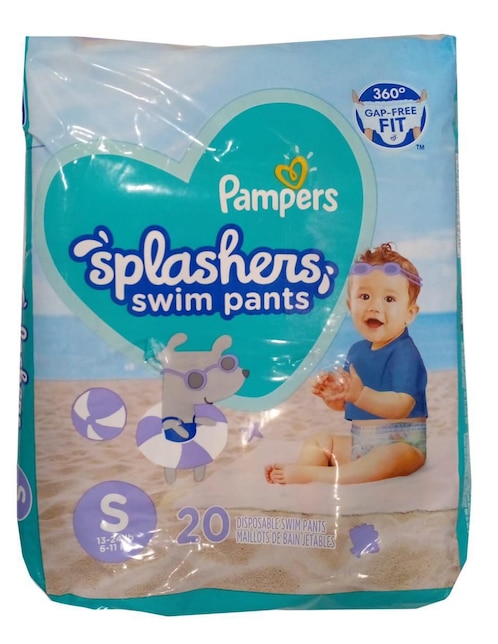 Pañal para natación Pampers etapa 2 bebé unisex con 20 piezas