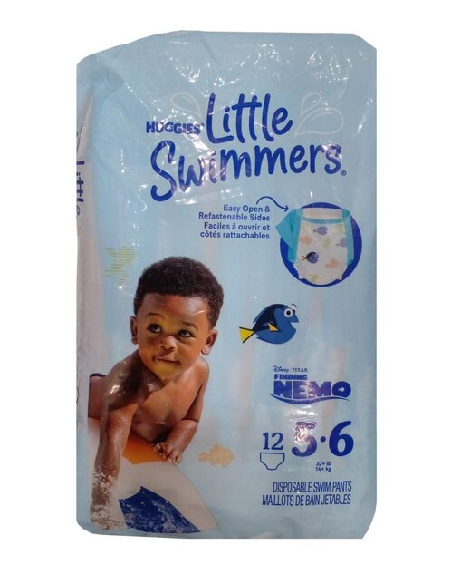 Pañal para natación Huggies etapa 5 bebé unisex con 12 piezas