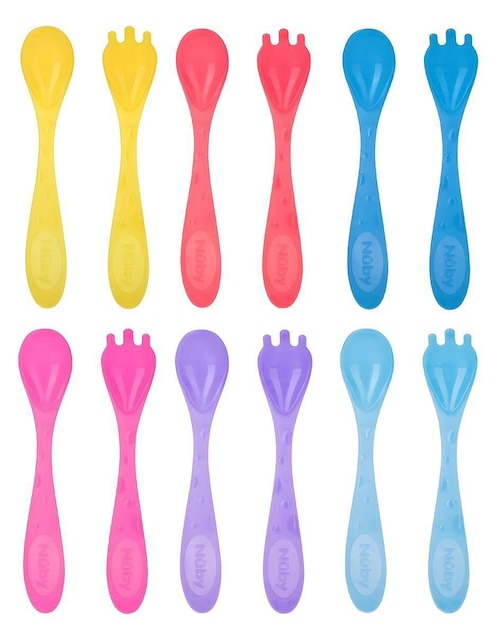 Set cubiertos Nuby 12 piezas