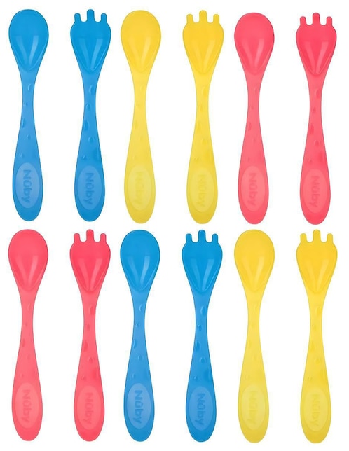 Set cubiertos Nuby 12 piezas