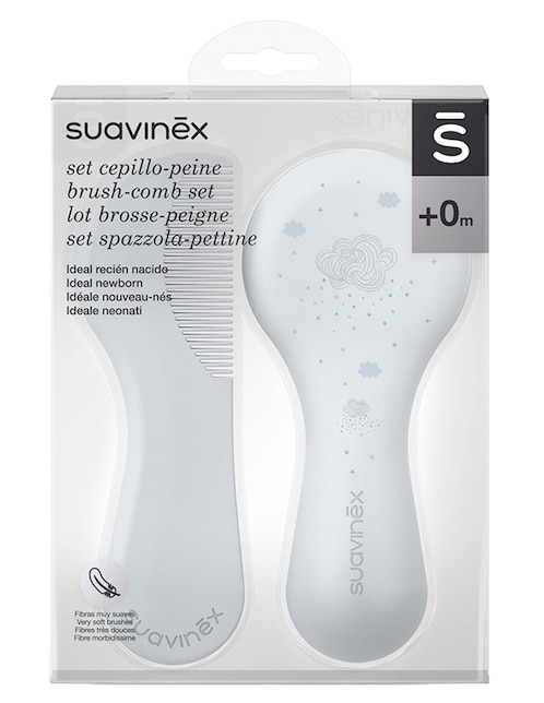 Cepillo para cabello de plástico 1