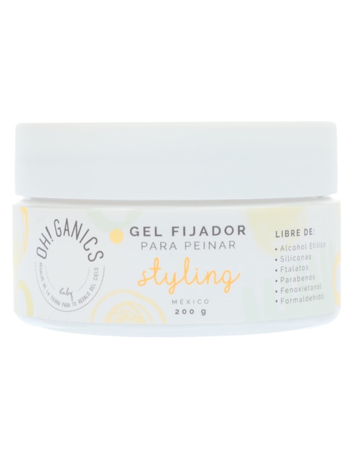 Gel Fijador para Peinar 200 gr Oh! Ganics