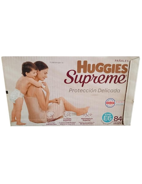 Pañales bebe Huggies etapa 6 bebé unisex con 84 piezas