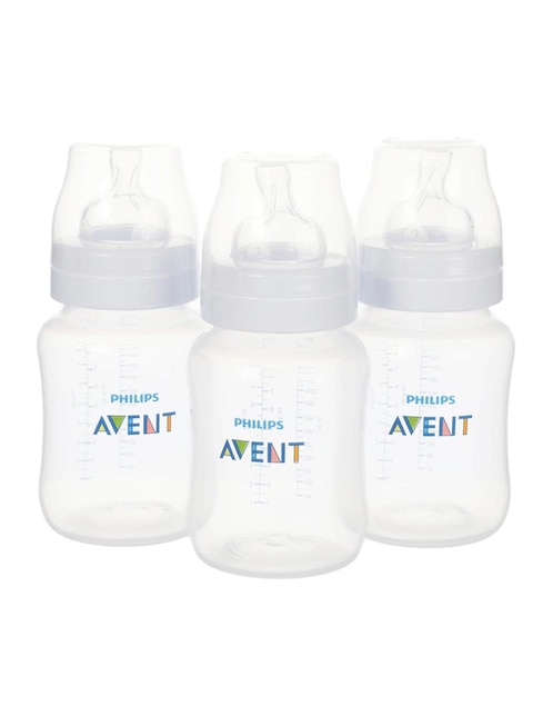 Set de biberones Avent Anticolic de 9 oz