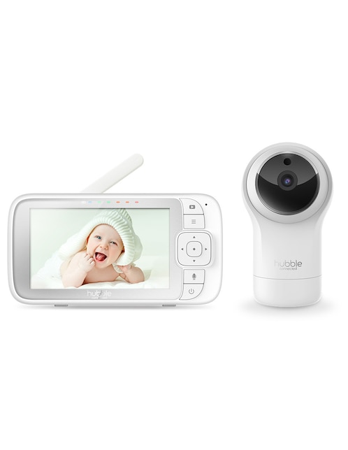 Monitor con cámara para bebé Hubble HCNVPRO Blanco