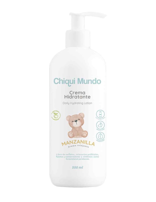 Crema para cuerpo recomendada para hidratar de día y noche Chiquimundo Natural para piel todo tipo de piel