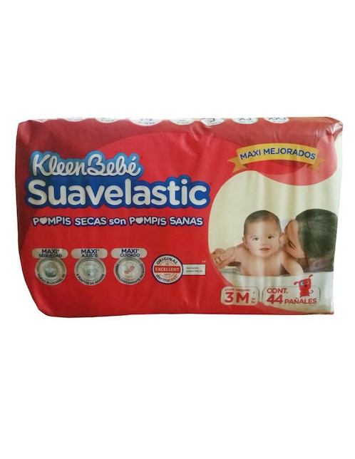 Pañales Kleenbebé etapa 3 bebé unisex con 44 piezas
