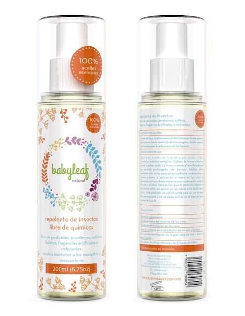 Set spray repelente Babyleaf