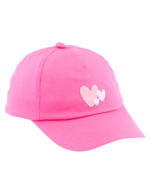 Gorra con visera curva para bebé niña