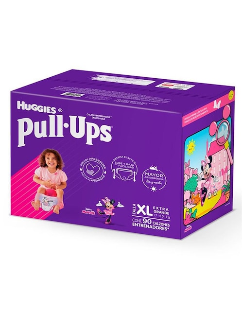 HUGGIES Pañales bebé Huggies etapa 6 niña con 90 piezas
