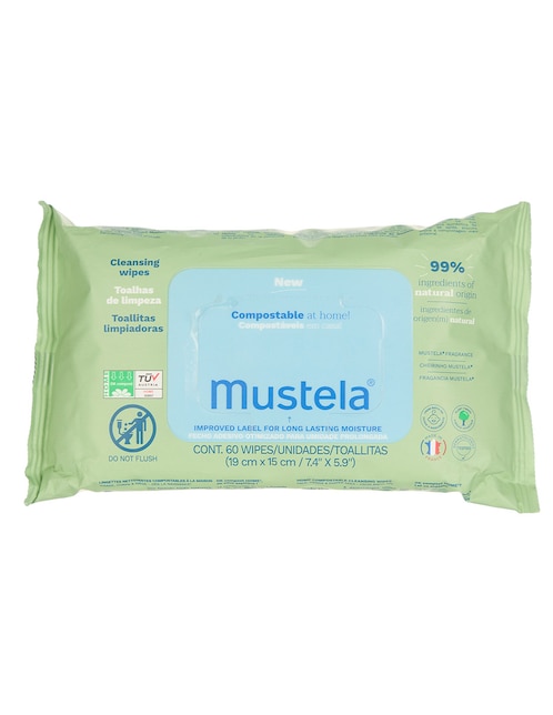 Toallas limpiadoras Mustela