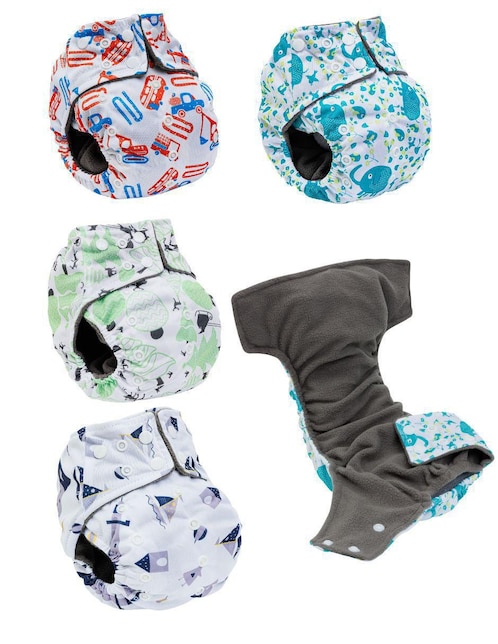 Pañales Babybamboo etapa 4 bebé unisex con 5 piezas