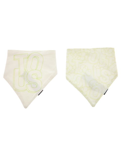 Set babero estampado de algodón 2 piezas 1