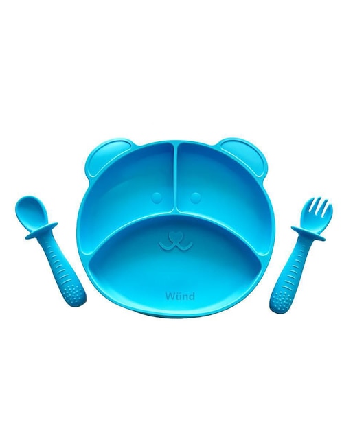 Plato de silicón 3 piezas