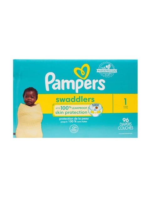 Pañales para bebé Pampers etapa 1 bebé unisex con 96 piezas