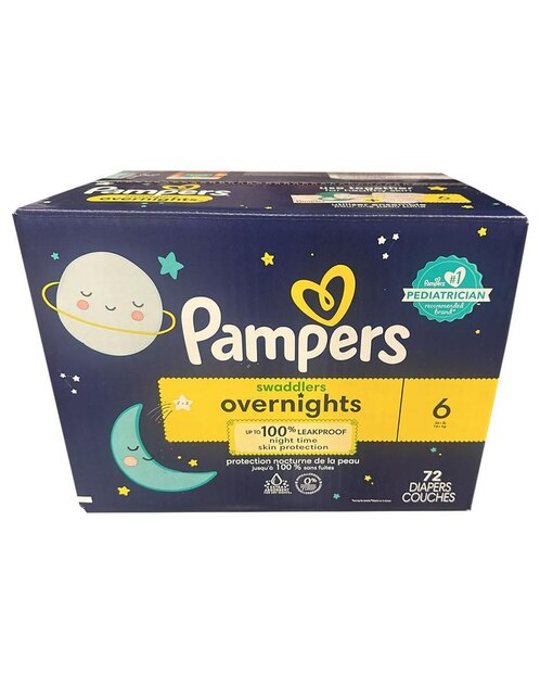 Pañales para bebé Pampers etapa 6 bebé unisex con 72 piezas