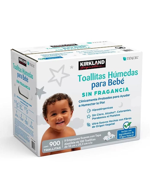 Set de toallas húmedas Kirkland Signature 5751 9 piezas