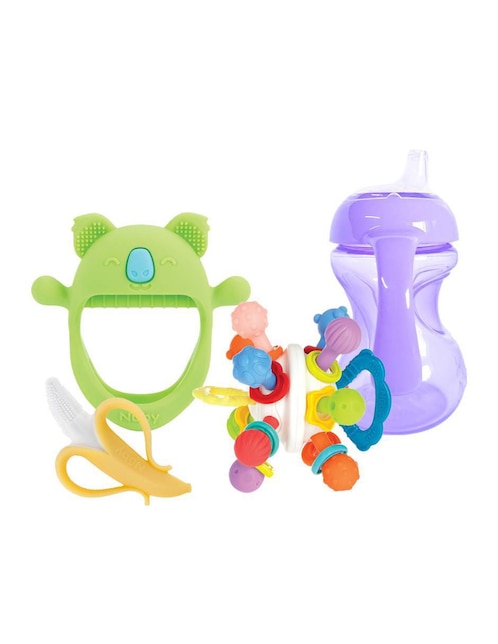 Set de mordedera Nuby 4 piezas