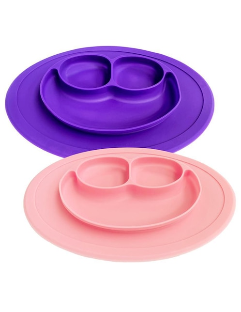Plato de silicón 2 piezas 1