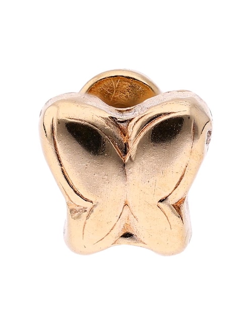 Broqueles de mariposa Mon Caramel de oro 14 K con acabado brillante