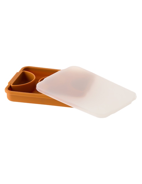 MON CARAMEL Set alimentación Mon Caramel de silicona 4 piezas