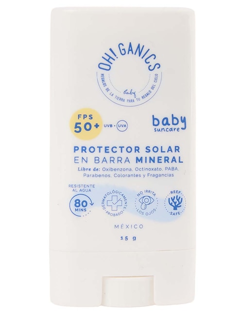 Protector solar FPS 50+ protector solar en barra mineral baby 15 g 1
